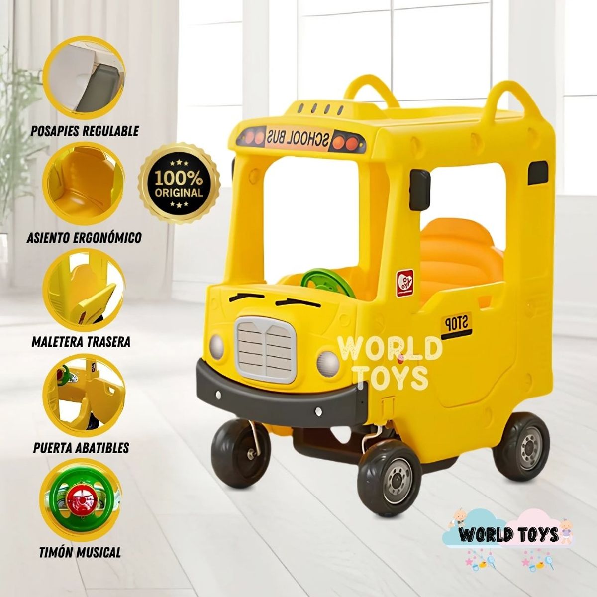 GENERICO - Correpasillo Didáctico «GOTTFRED» Yellow