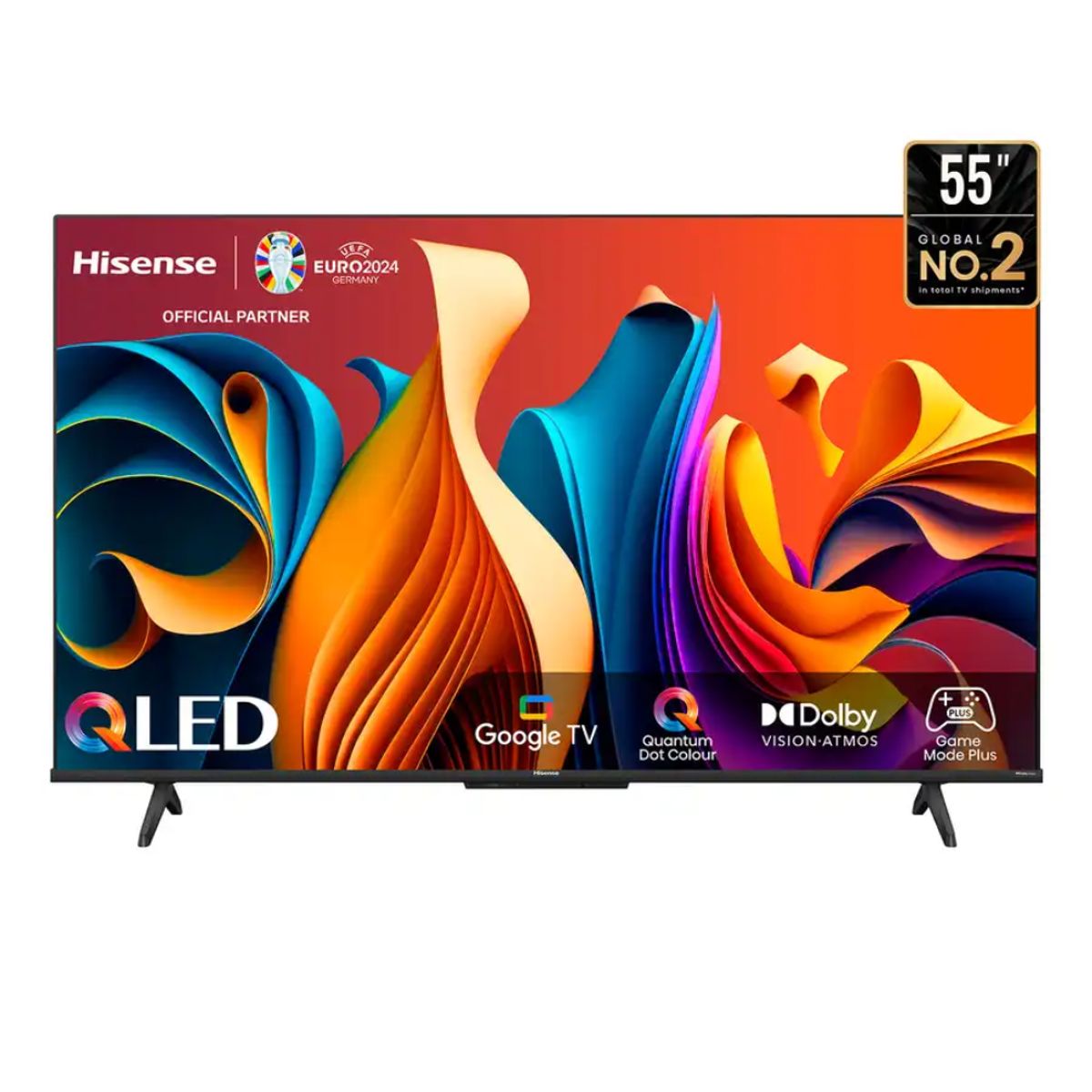 Hisense - Televisor HISENSE  55" 55Q6N QLED 4K UHD Google Tv