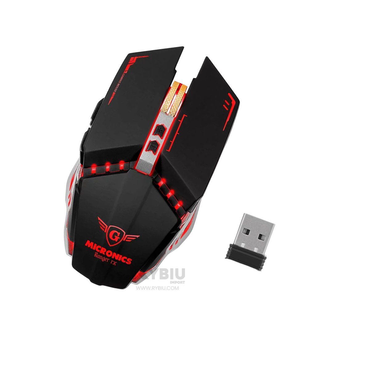 GENERICO - Cursor para Gaming M822 Negro Y+Regalo Ligas para Peinar
