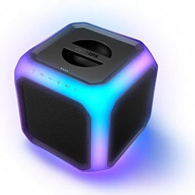PHILIPS - PARLANTE BLUETOOTH ALTAVOZ INALÁMBRICO LUCES INTEGRADAS PHILIPS TAX7207