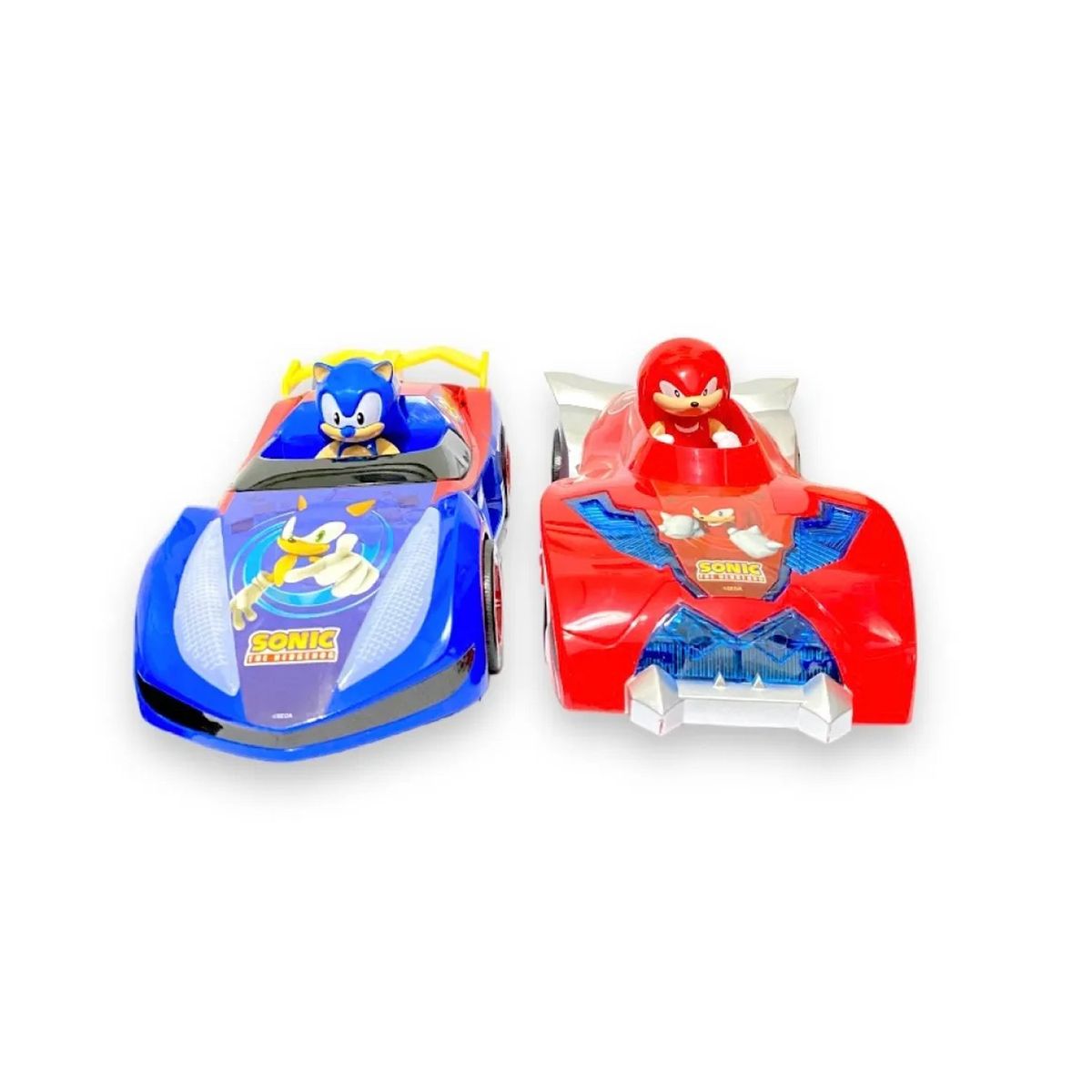 SONIC - Juguete Set de Carros a Fricción SONIC con Luces y Musical