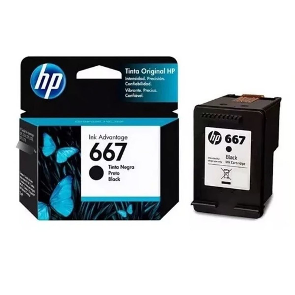 HP - TINTA HP 667 (3YM79AL) NEGRO (DJ 2775 / 4175)