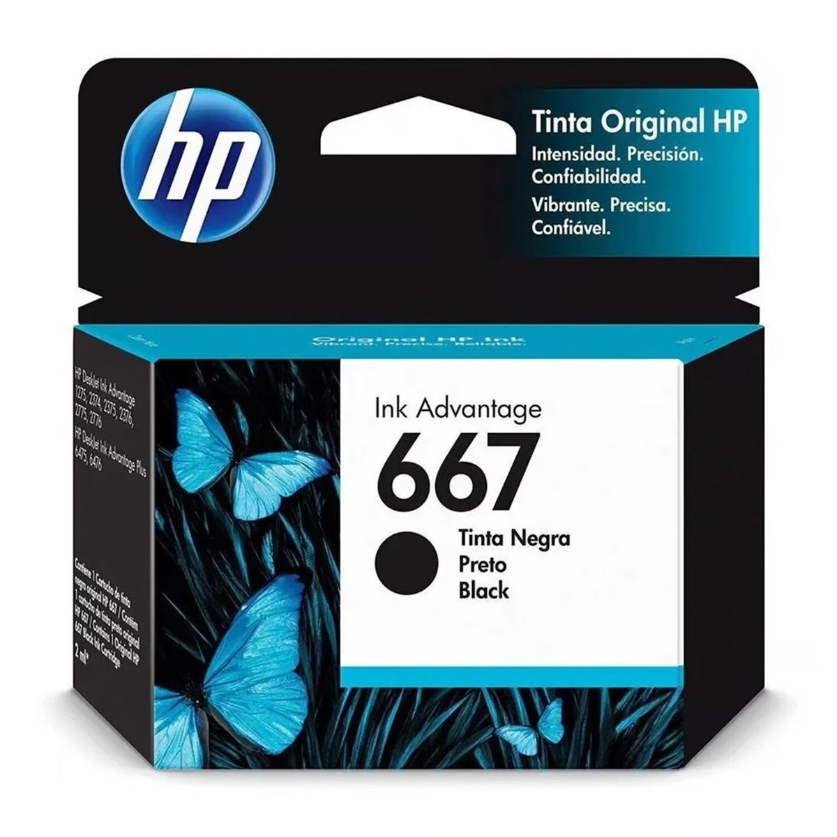 HP - TINTA HP 667 (3YM79AL) NEGRO (DJ 2775 / 4175)