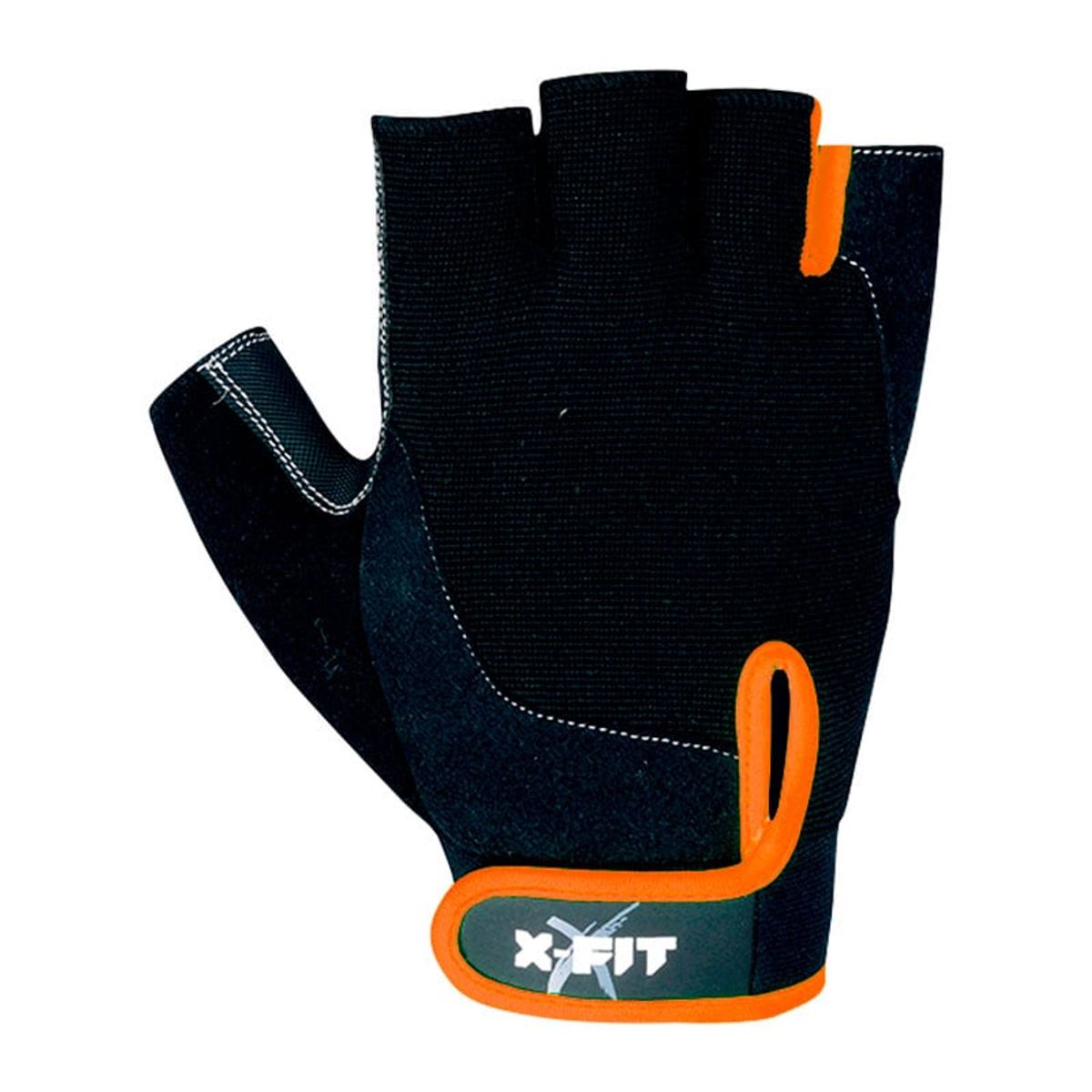 XFIT - MITONES PPESAS X-FIT M-1290 NARANJA L