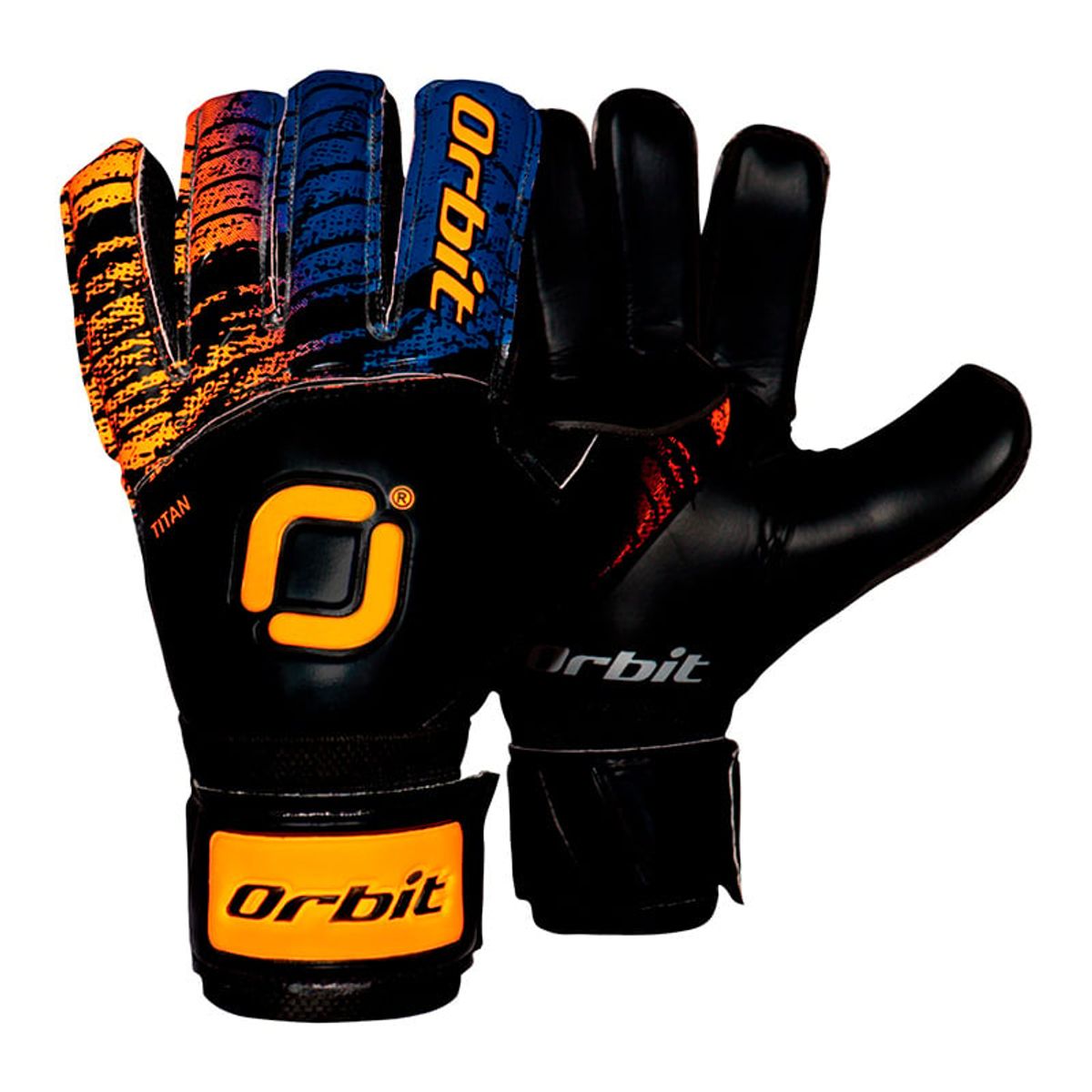 ORBIT - GUANTES PARQUERO ORBIT TITAN JUNIOR NARANJAAZUL 6