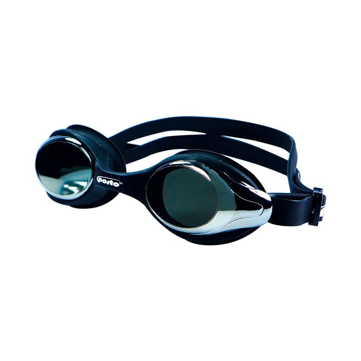 PORTO - LENTE PARA NATACIÓN PORTO ARROW MIRROR ADULTO NEGRO Standard