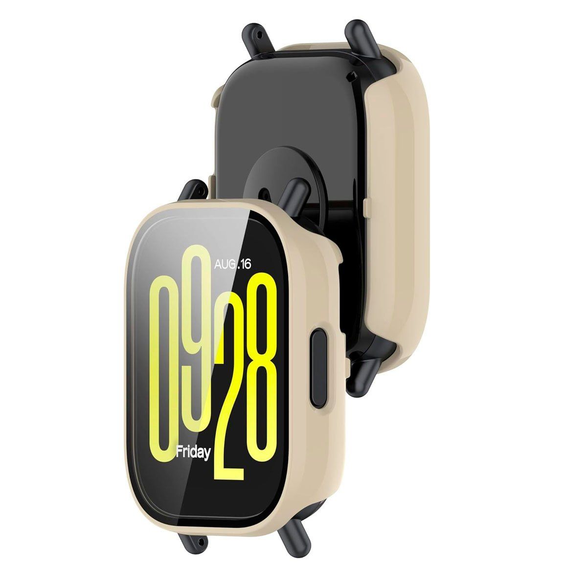 GENERICO - Case Bumper para Xiaomi Redmi Watch 5 Active Beige