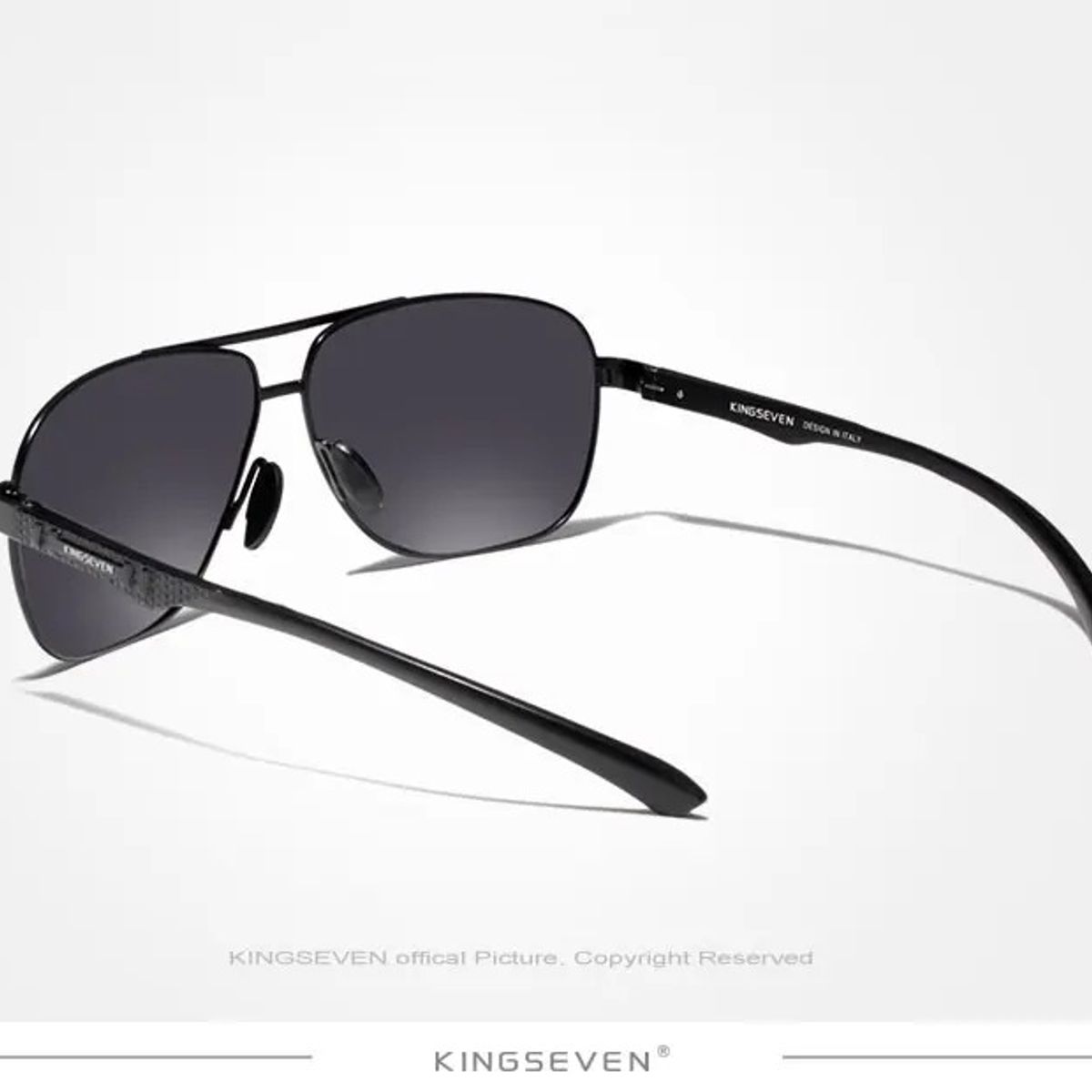 KINGSEVEN - Lentes de Sol Kingseven Modelo Aviador Proteccion UV 400