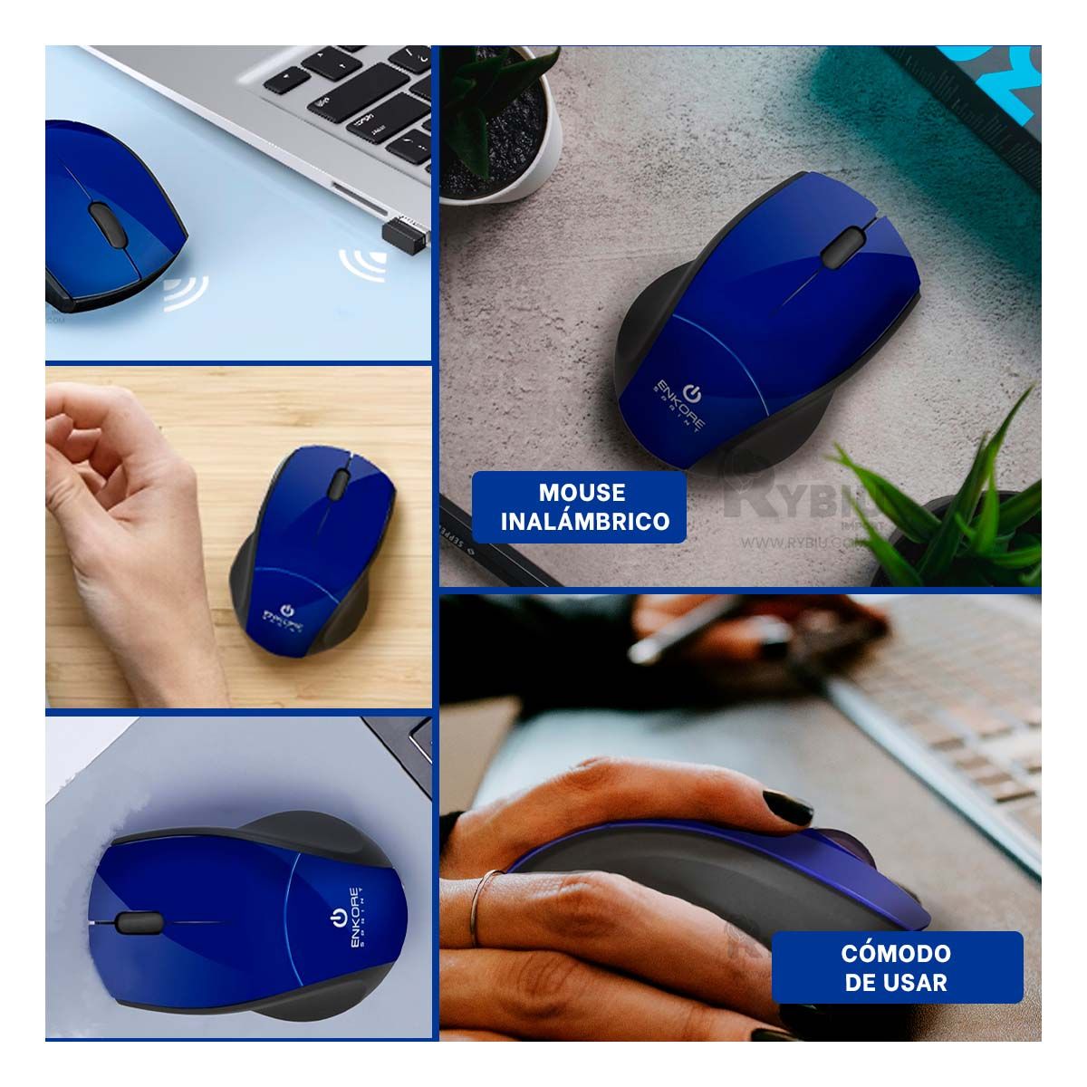 GENERICO - Puntero Electronico y Ligero EKM200 Azul Y+Regalo Agendita