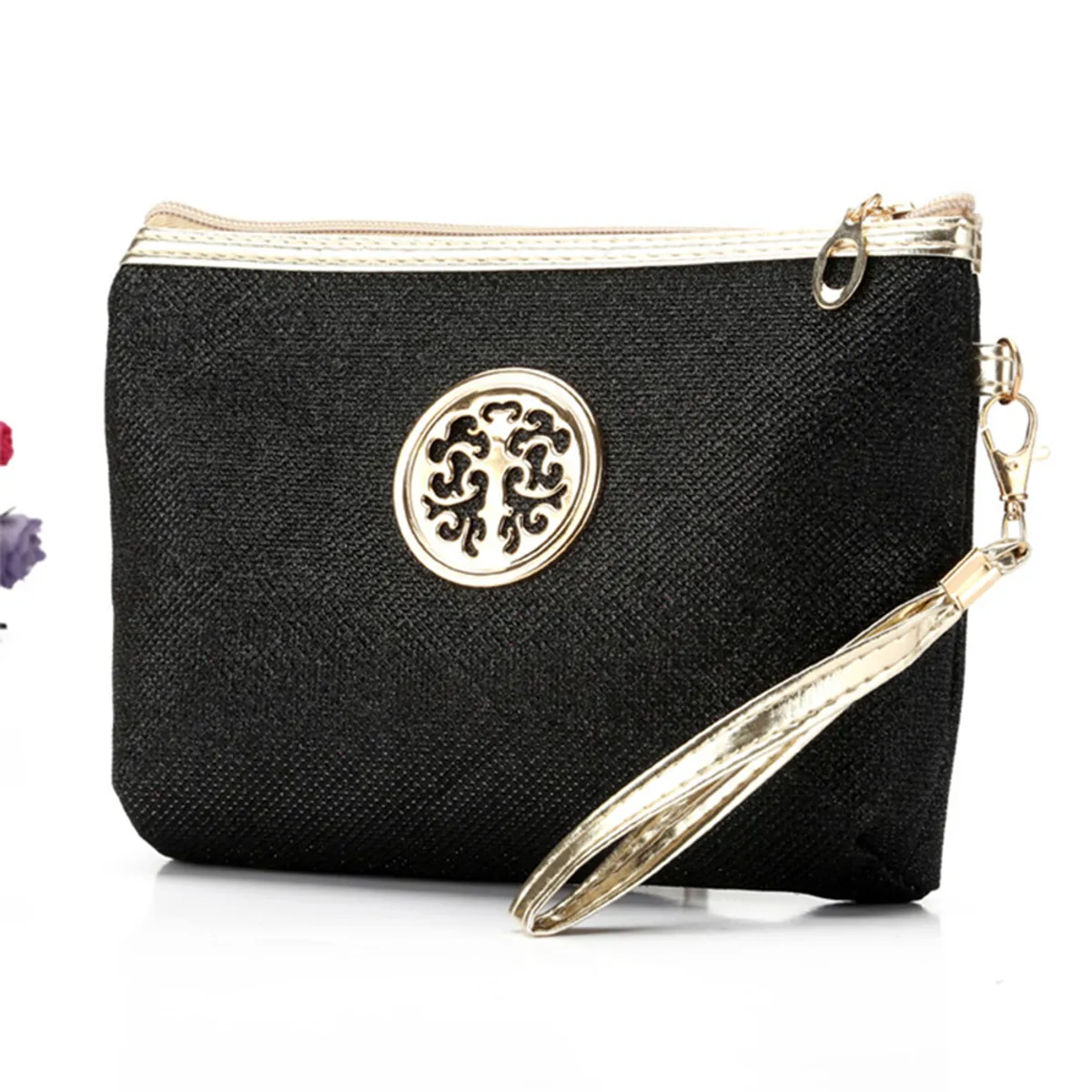 KAST PE - Bolso Clutch Tree de la Elegancia Dorado Acompañamiento Perfecto