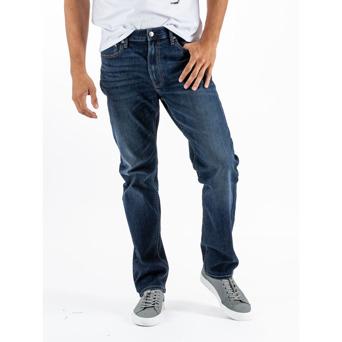 CALVIN KLEIN - JEAN SLIM STRAIGHT AVEDON DARK HS J