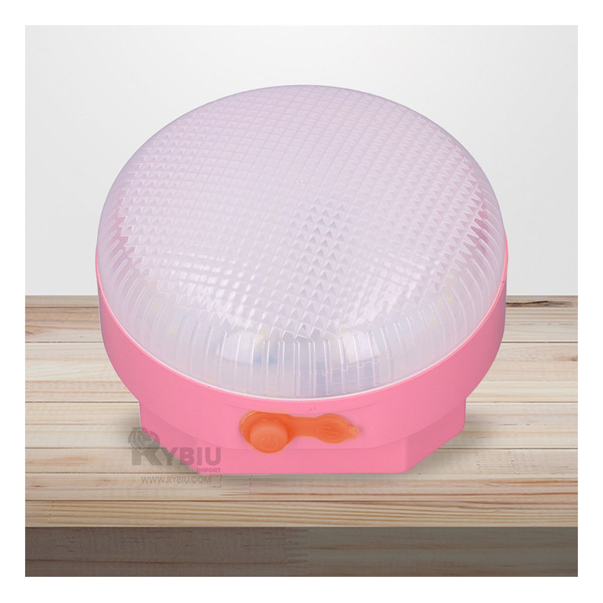 GENERICO - Foco Luminaria Cargable en Color Rosado Y+Regalo Agendita