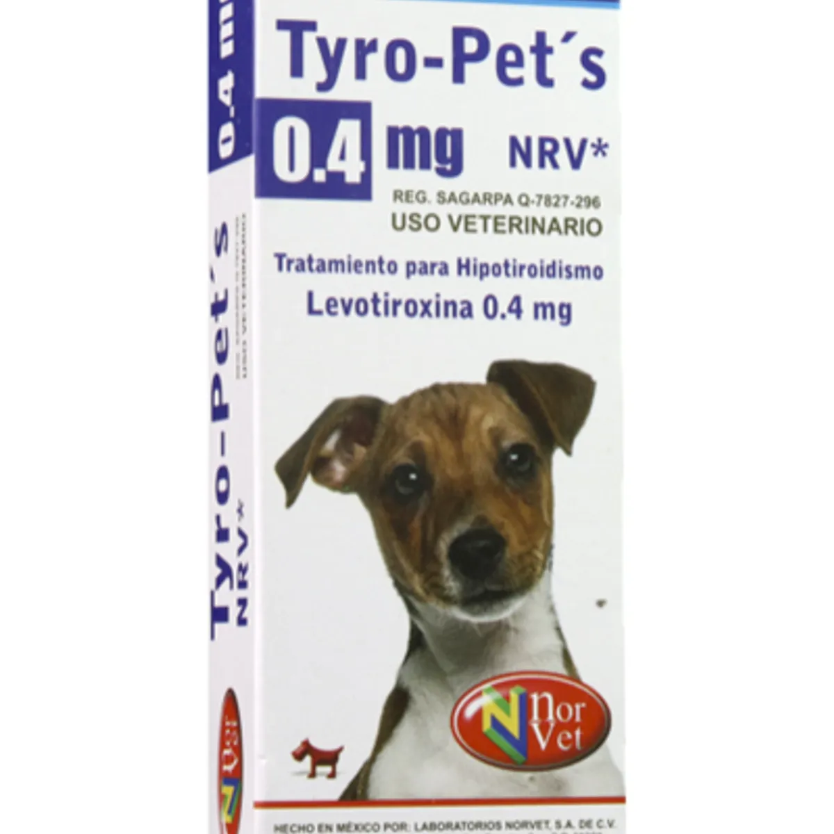 GENERICO - TYROPETS (Levotiroxina 0.4 Mg) Caja X 30 Tabletas