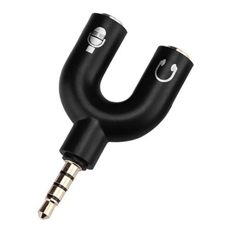 GENERICO - Adaptador De Plug 3.5mm A 2 Jack Tipo Y Ye Micro Audio