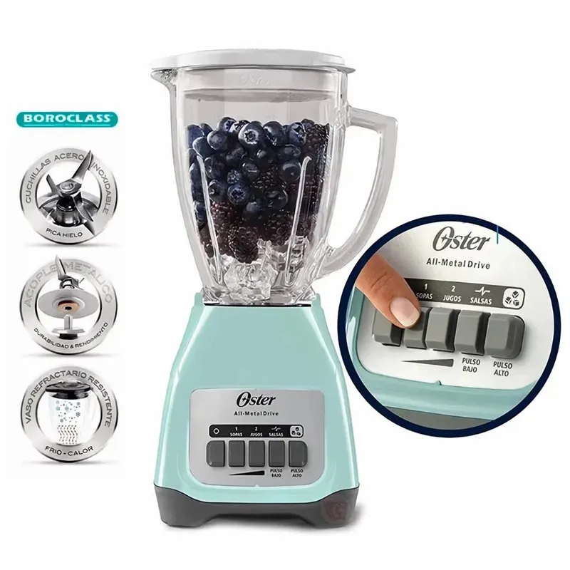 OSTER - Licuadora Oster® 2 vaso de vidrio BLSTKAG VPB