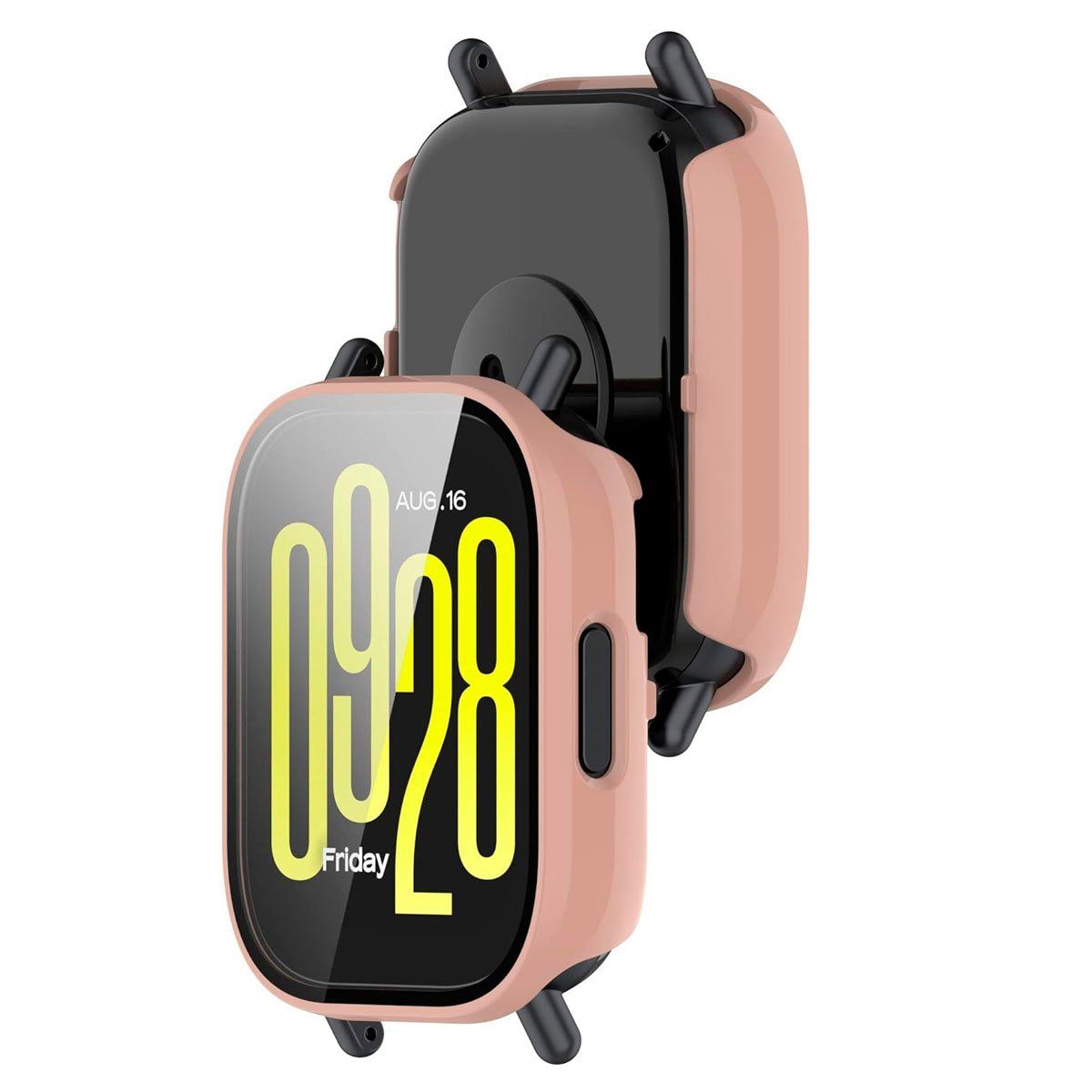 GENERICO - Bumper Protector + Correa para Redmi Watch 5 Active Rosa