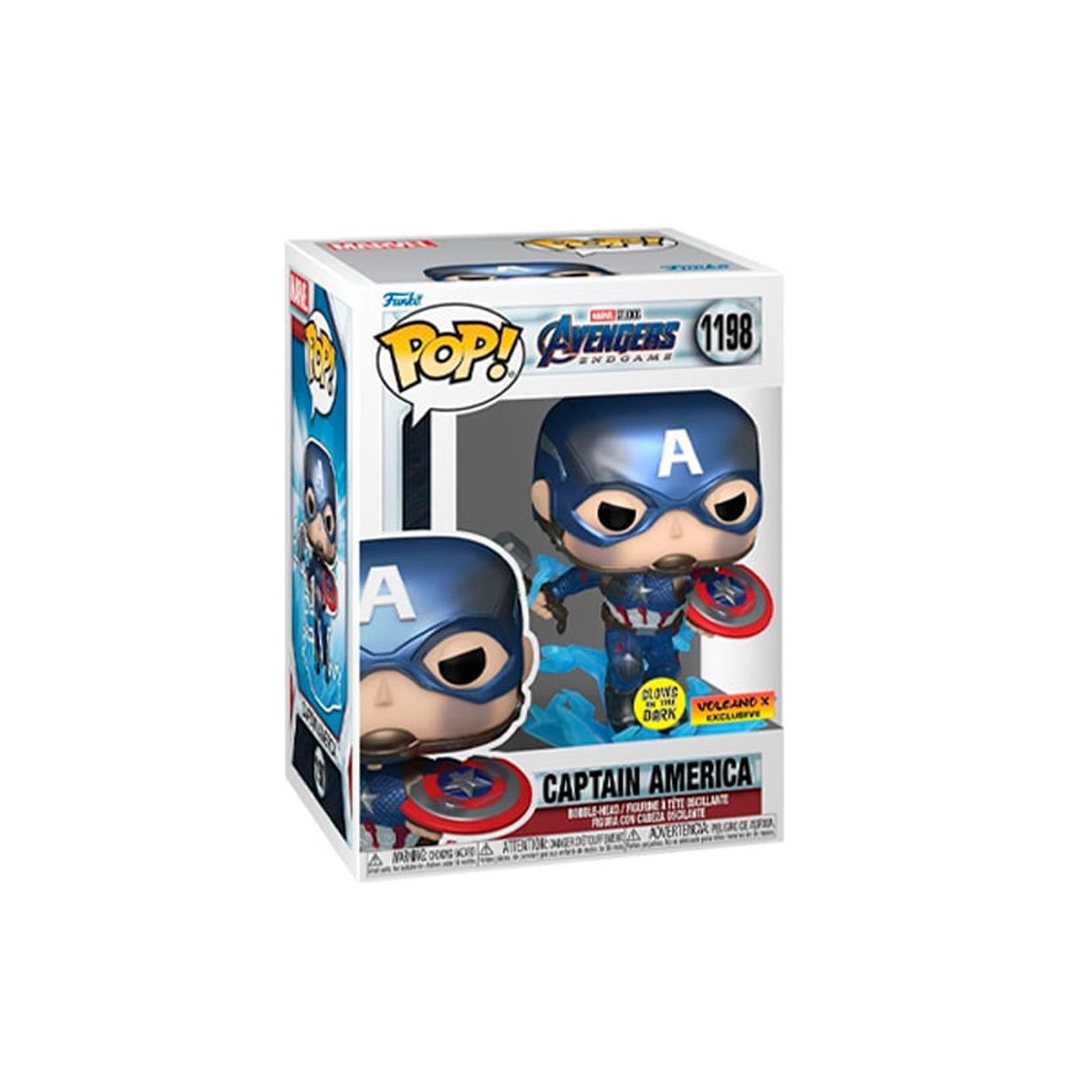FUNKO - CAPITAN AMERICA CON ESCUDO METALICO GITD 1198