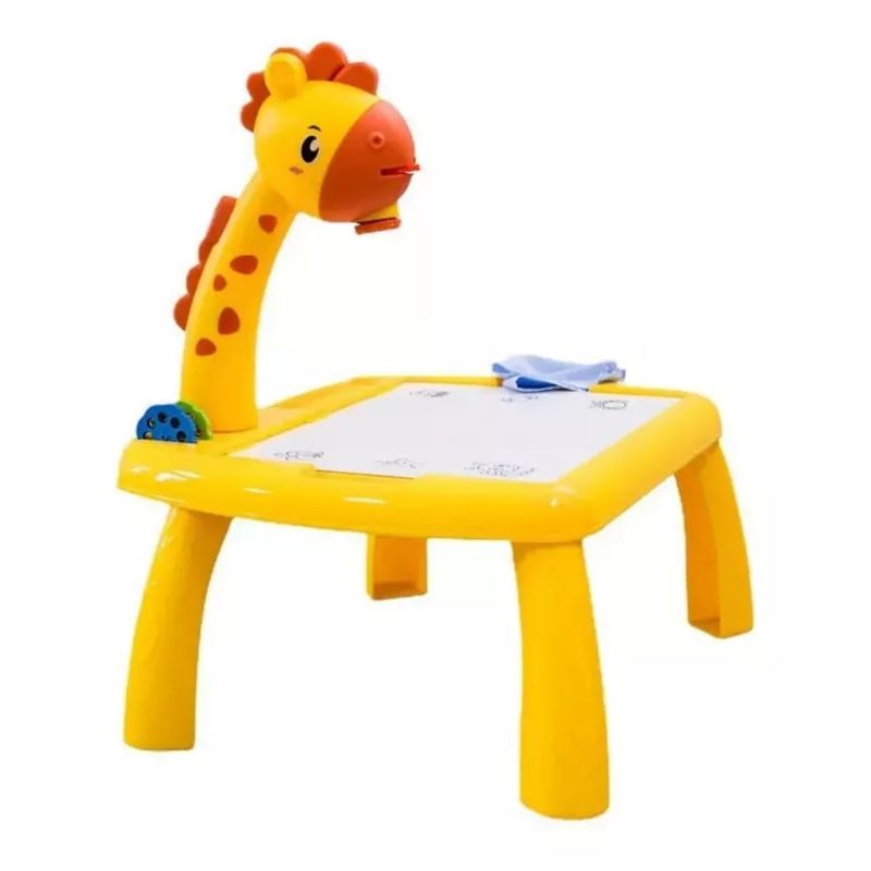 OEM - Mesa Proyector De Dibujos Jirafa - Amarillo