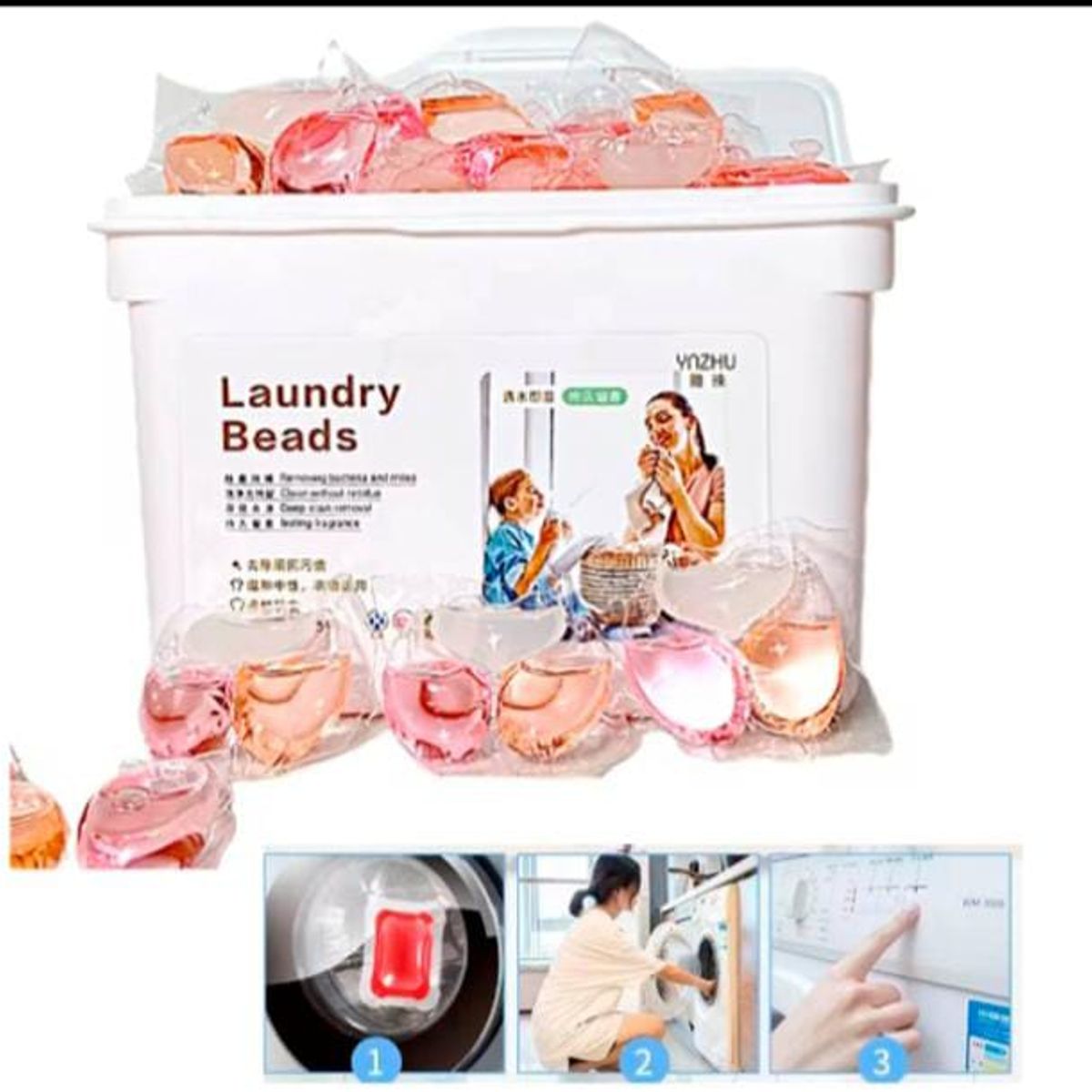 GENERICO - 50 Cápsulas de lavandería con fragancia para Ropa