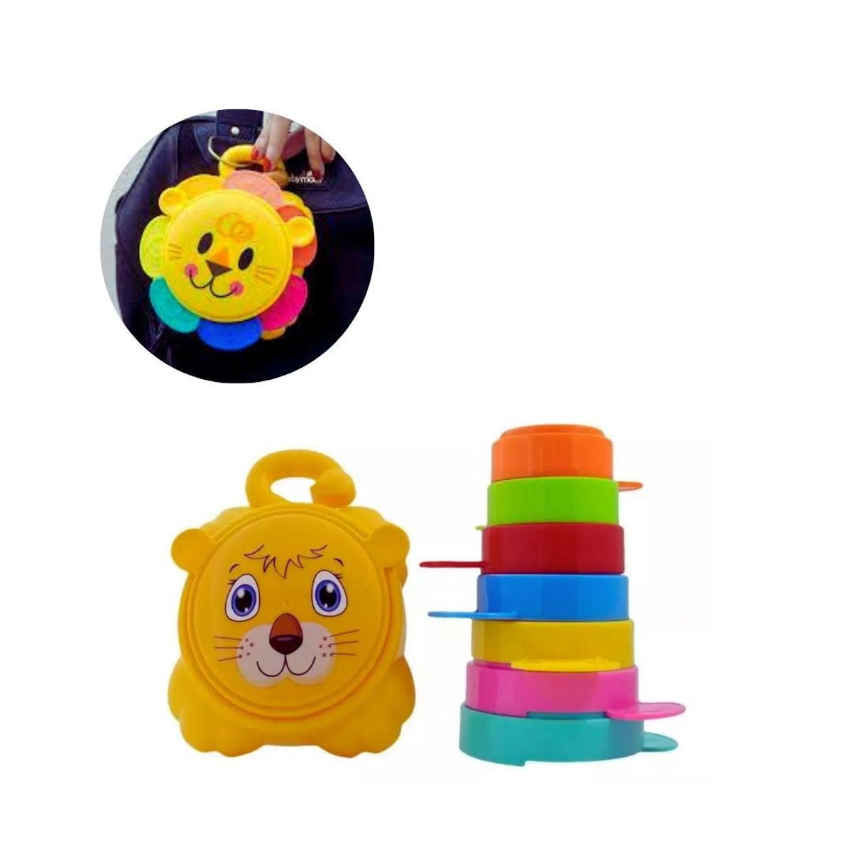 GENERICO - Juguete Leoncito Apilable