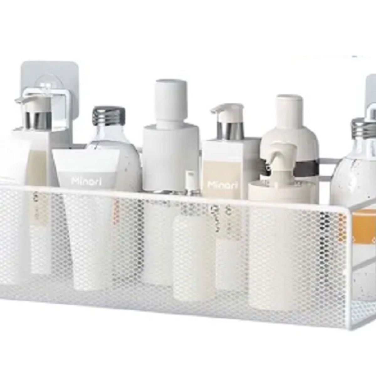 GENERICO - ESTANTE ORGANIZADOR COLGANTE DE BAÑO BLANCO