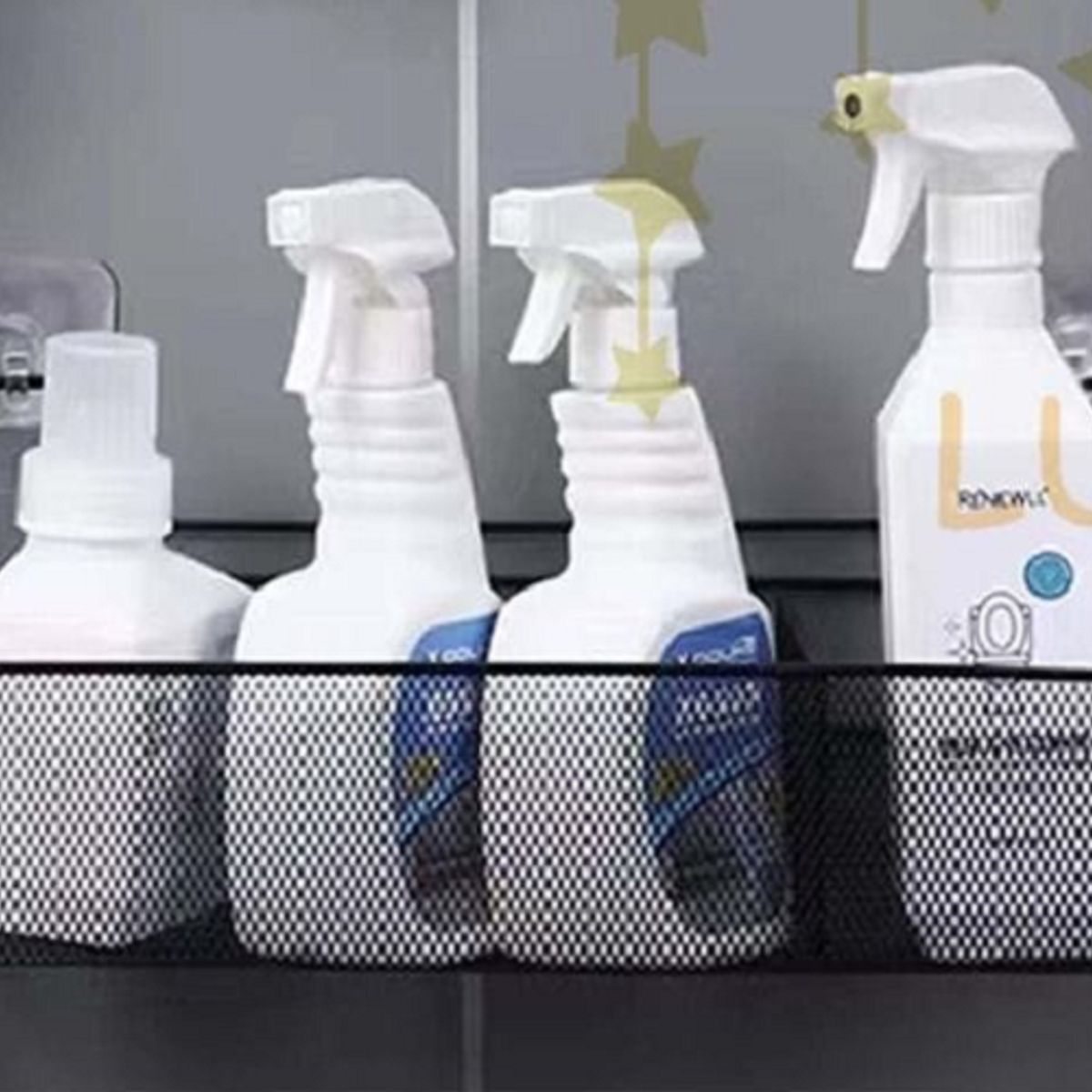 GENERICO - ESTANTE ORGANIZADOR COLGANTE DE BAÑO NEGRO