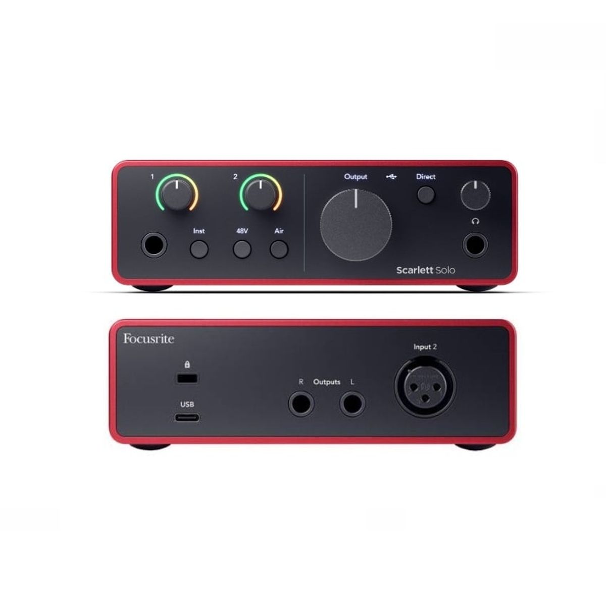 FOCUSRITE - Solo 4ta Gen Focusrite Scarlett Interfaz