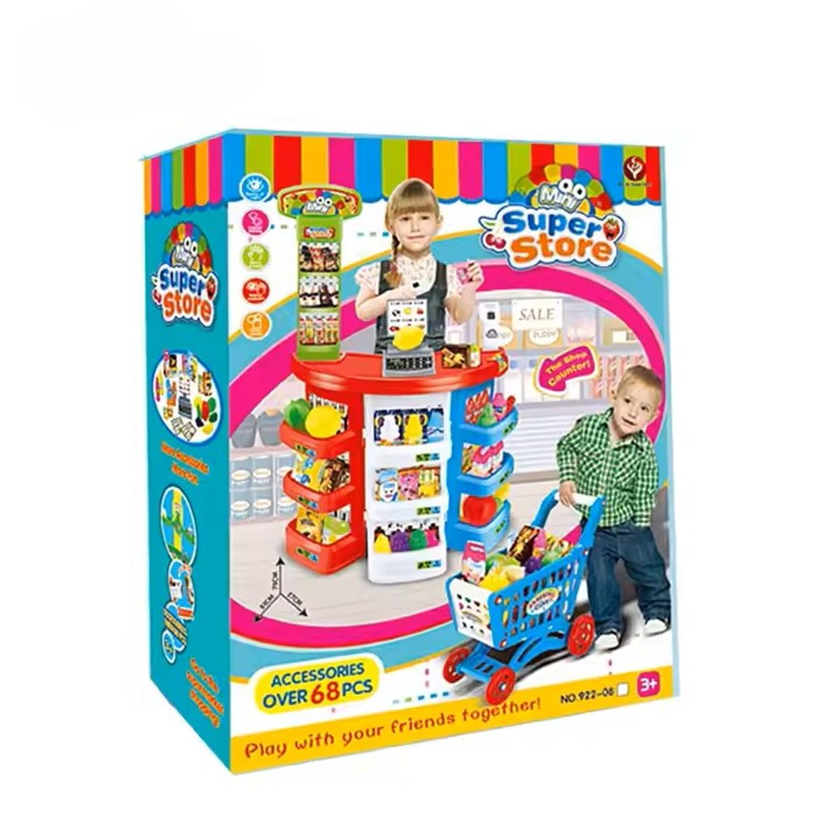 GENERICO - Set Juego Mini Super Store 68 pcs