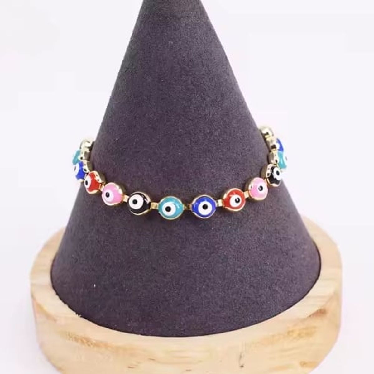 GENERICO - Pulsera Ajustable Mini ojos Turcos Suerte protección