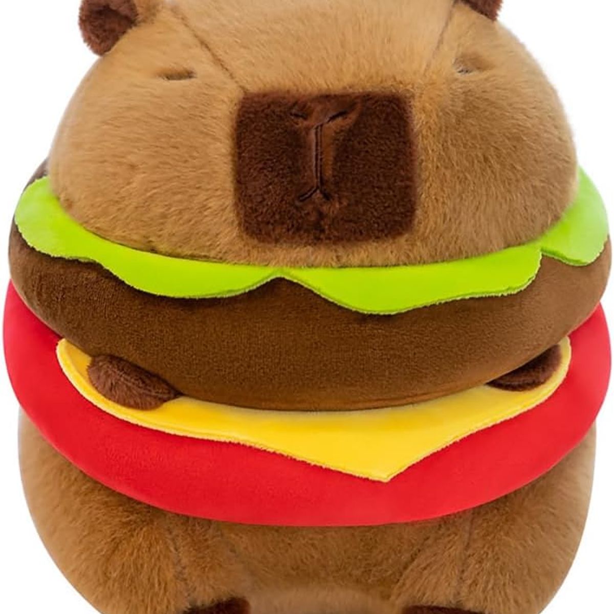 XCLUSIVE - PELUCHE CAPIBARA CAPYBARA HAMBURGUESA 24CM