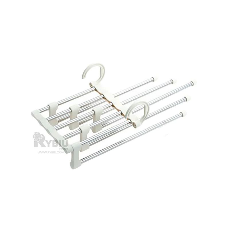 RYBIU IMPORT - Perchas Magicas Manejable y Multifuncional en Color Blanco