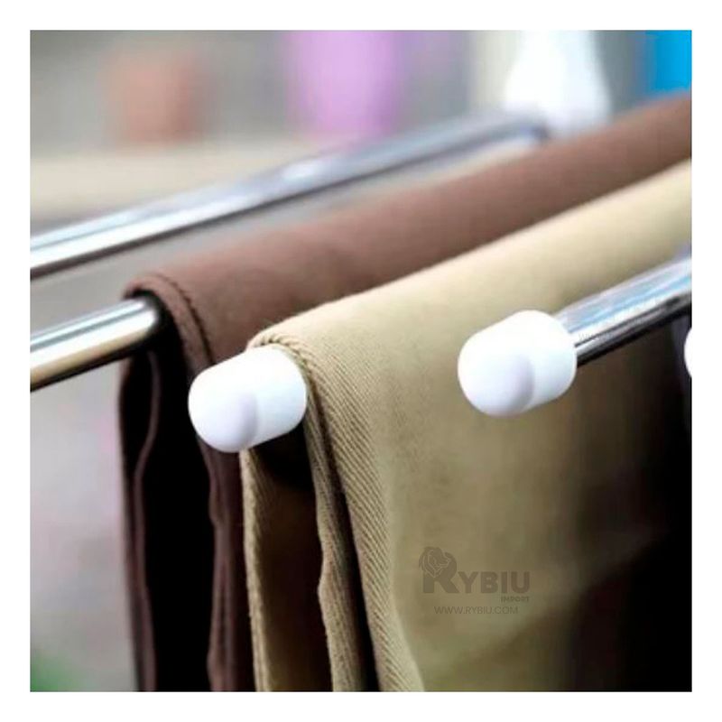 RYBIU IMPORT - Ganchos de Armario 5 en 1 de Tono Blanco Y+Regalo Agendita