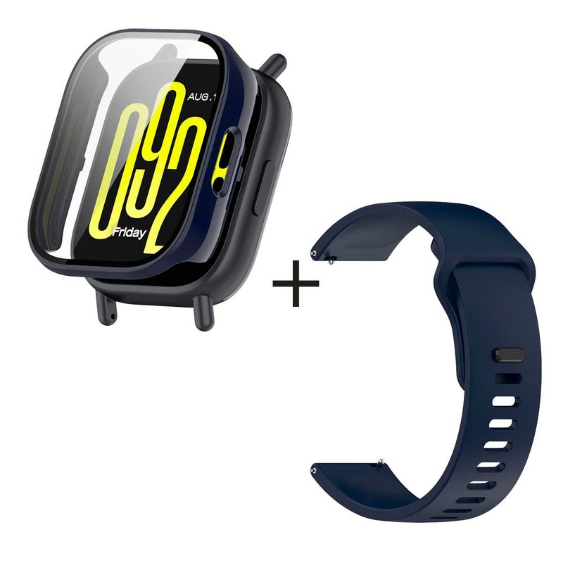 GENERICO - Bumper Azul + Correa para Redmi Watch 5 Active Azul