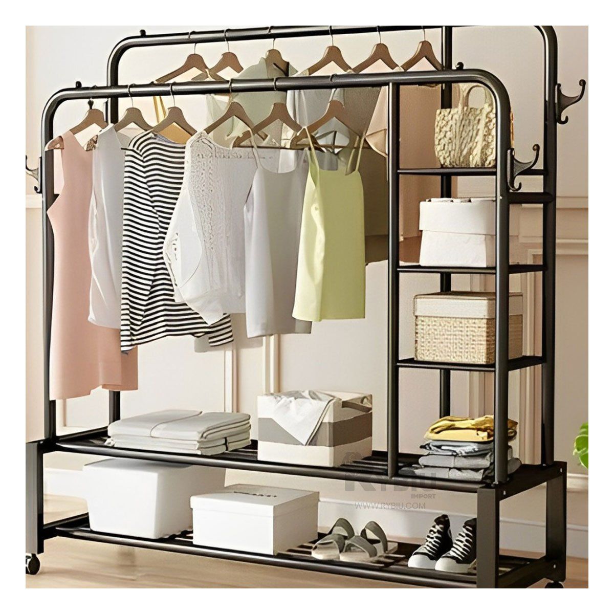 GENERICO - Organizador Multiusos en Matiz Negro Y+Envoltorio de Regalo