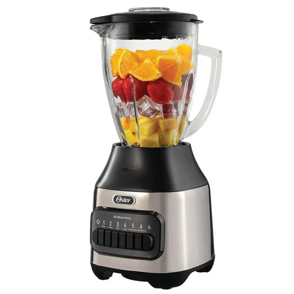 OSTER - Licuadora 6 velocidades Oster Picahielo 800W BLSTPEG-NPB