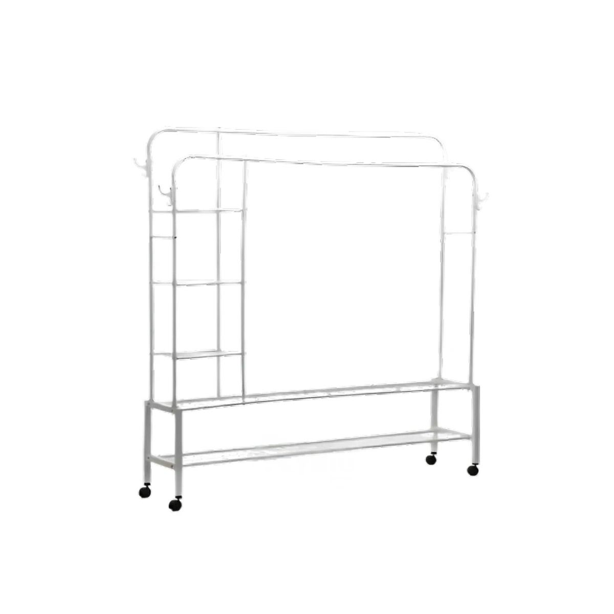 GENERICO - Estante Colgador con Divisiones y 2N Inferiores en Blanco