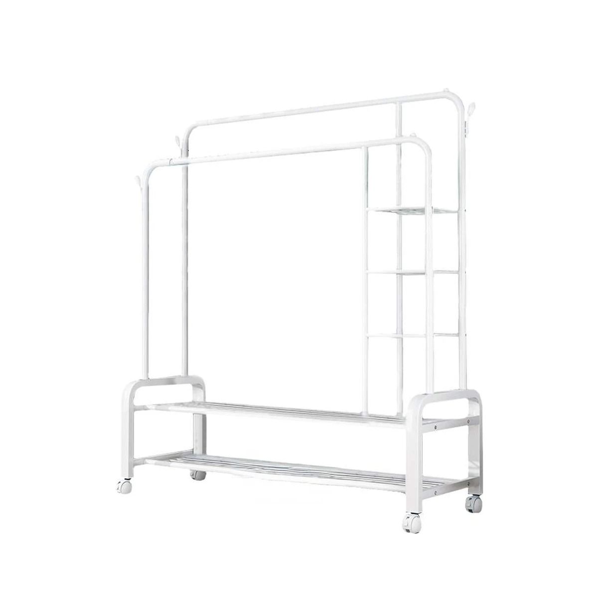 GENERICO - Estante Colgador con Divisiones y 2N Inferiores en Blanco