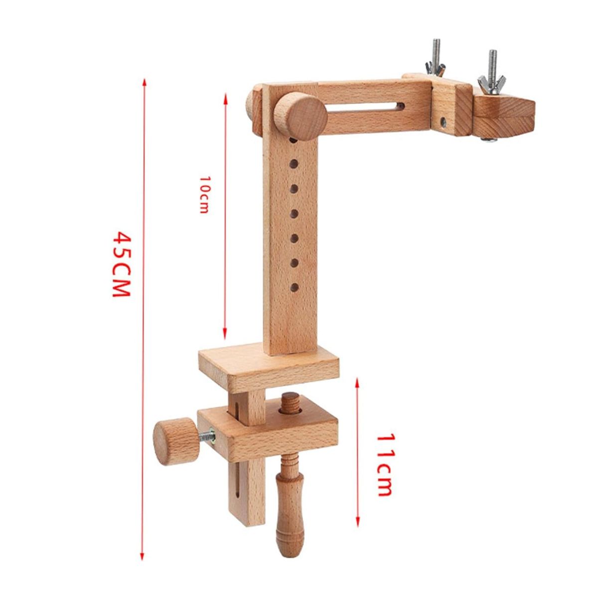 GENERICO - Soporte Bastidor Madera Porta Bastidor Con Pedestal Bordado