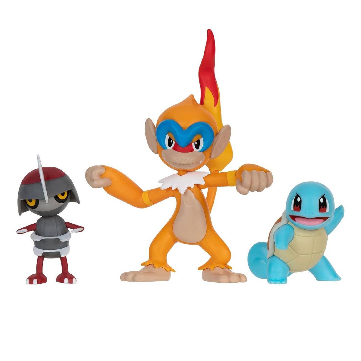 POKEMON - Pokemon Battle Figure Jazwares Pawniard Monferno Squirtle