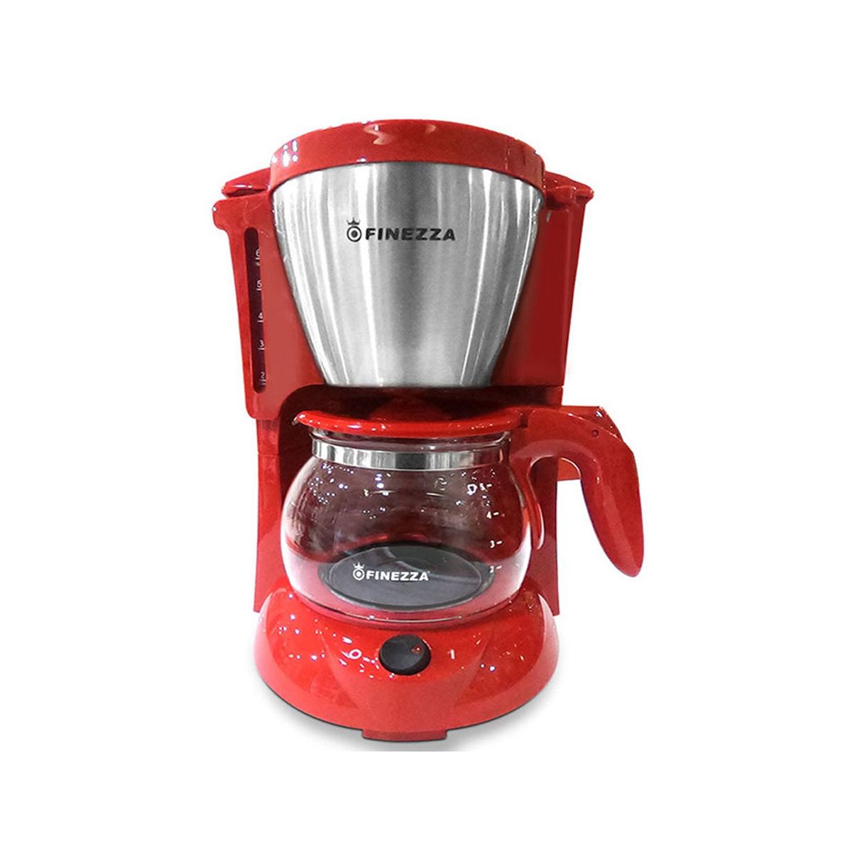 FINEZZA - Cafetera Finezza CK-674F-R Rojo de 600ml