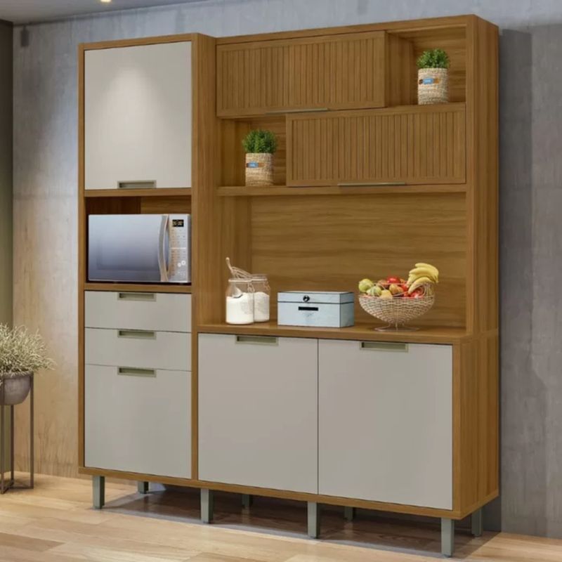 GENERICO - Mueble de Cocina Kuma Marrón y Blanco R&R MUEBLES