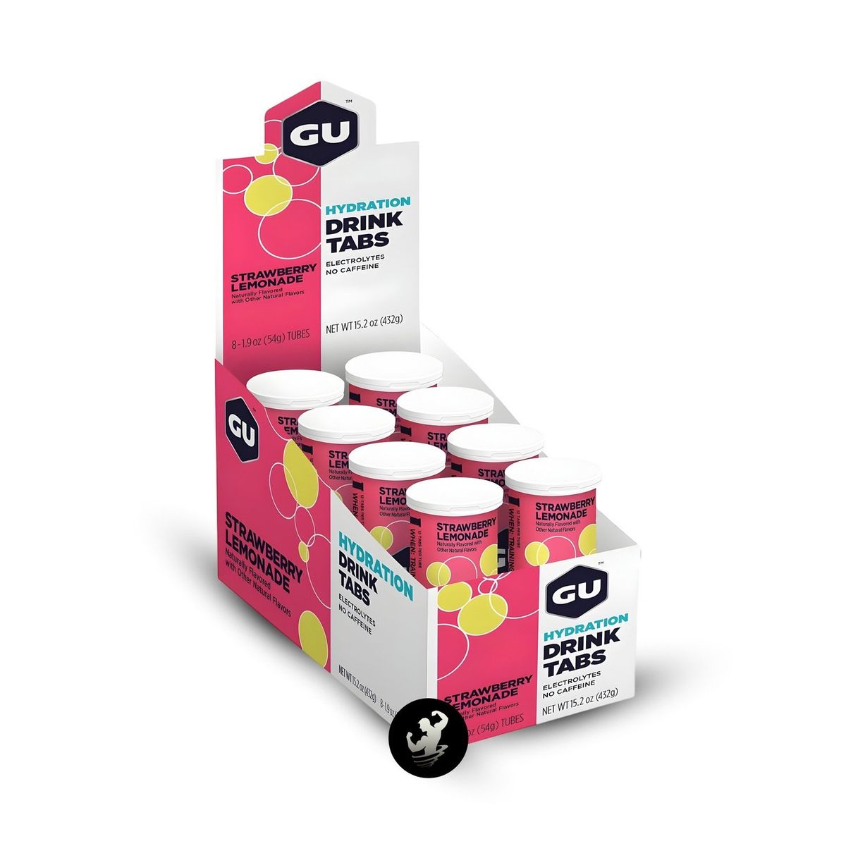 GENERICO - GU Tabletas de hidratación caja x 08 - Strawberry Lemonade