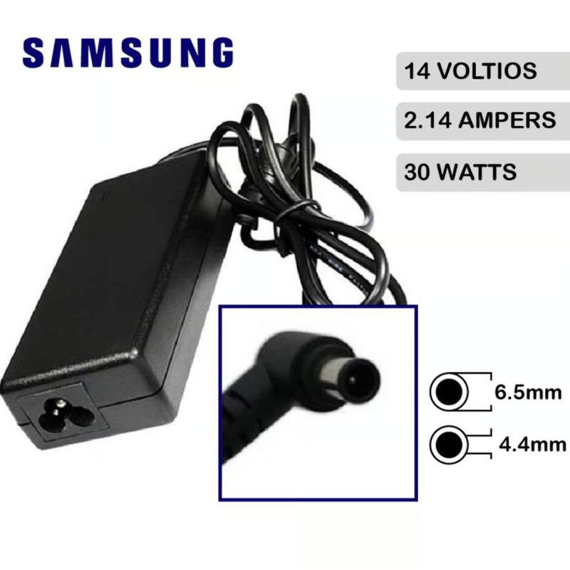 GENERICO - Cargador Compatible Para Monitor Samsung 14V 2.14A  6.5*4.4 30W