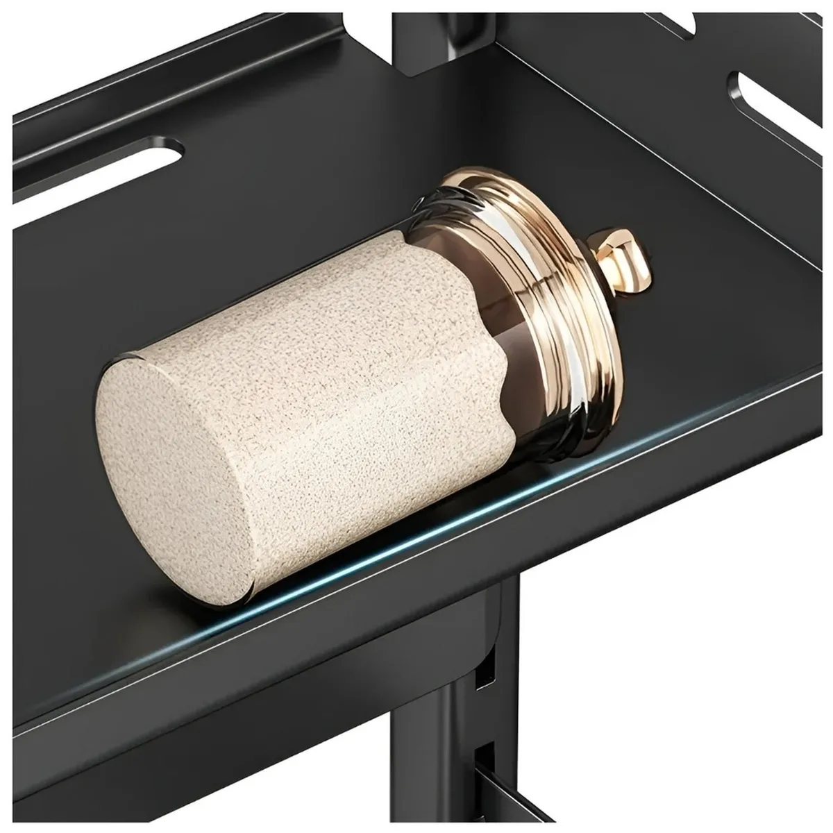 MINARI - Estante Organizador Ajustable Elegante con Porta Cuchillos EN62