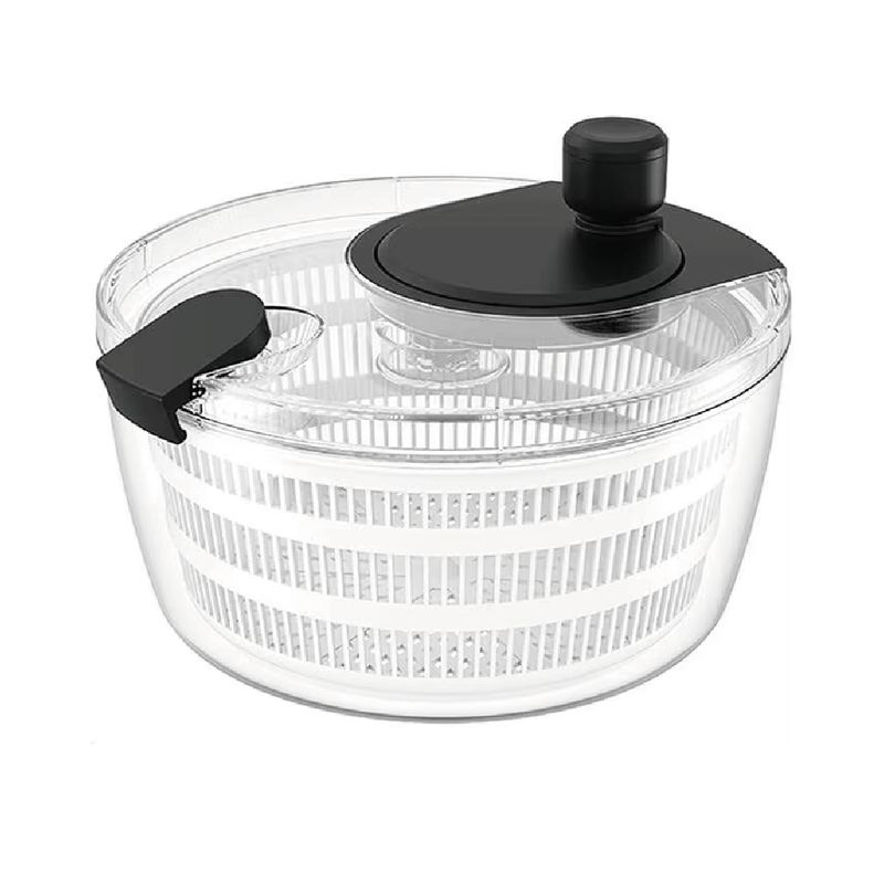 S&T - Centrifugador de verduras de 4L plástico resistente secado rápido