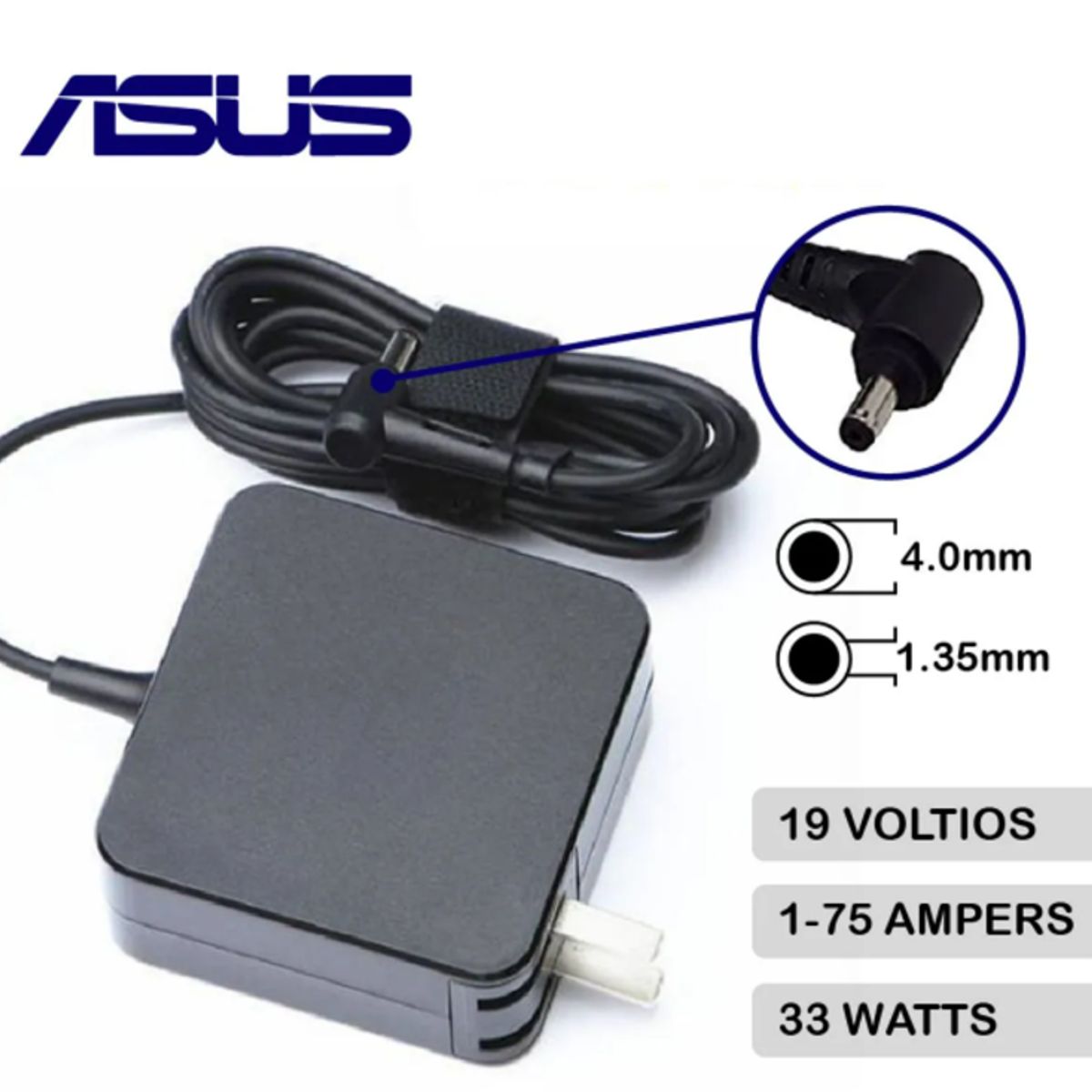 GENERICO - Cargador Genérico Laptop Asus 19v 1-75a 4-0x1-35mm 33w