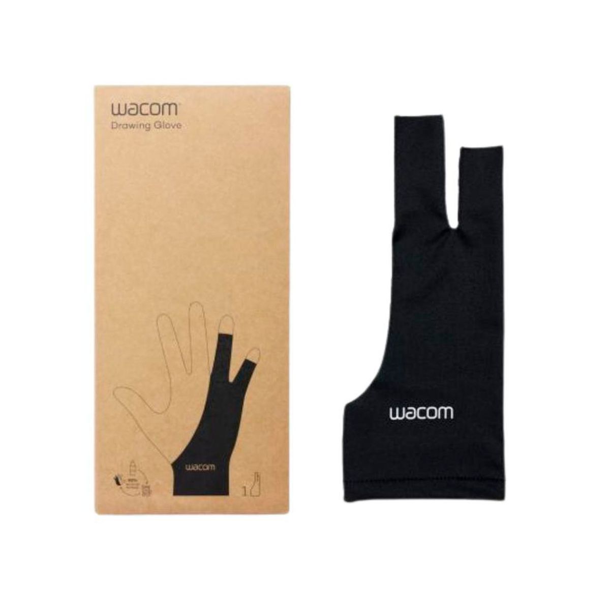 WACOM - GUANTES DE DIBUJO WACOM TECHNOLOGY POLIESTER NEGRO PN ACK4472501Z