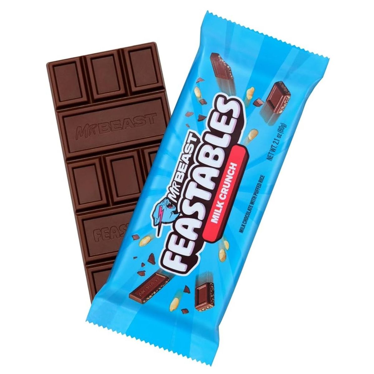 GENERICO - Chocolate con leche Crujiente Feastables Mr Beast - 60 gr