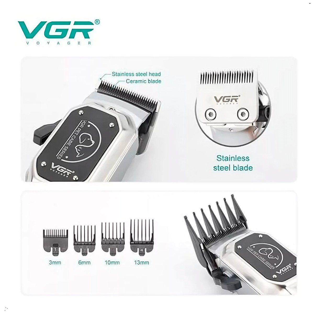 GENERICO - Maquina de Corte Pelo Mascota Inalambrico VGR V-201