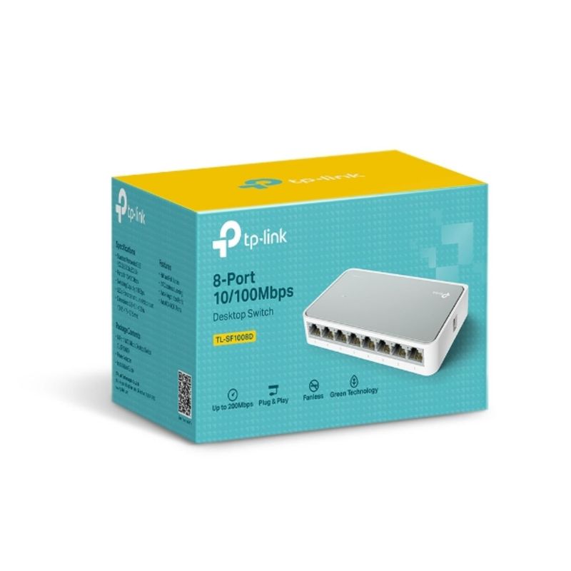 TP LINK - SWITCH  TP-LINK 8 PUERTOS  TL-SF1008D 10/100 MBPS